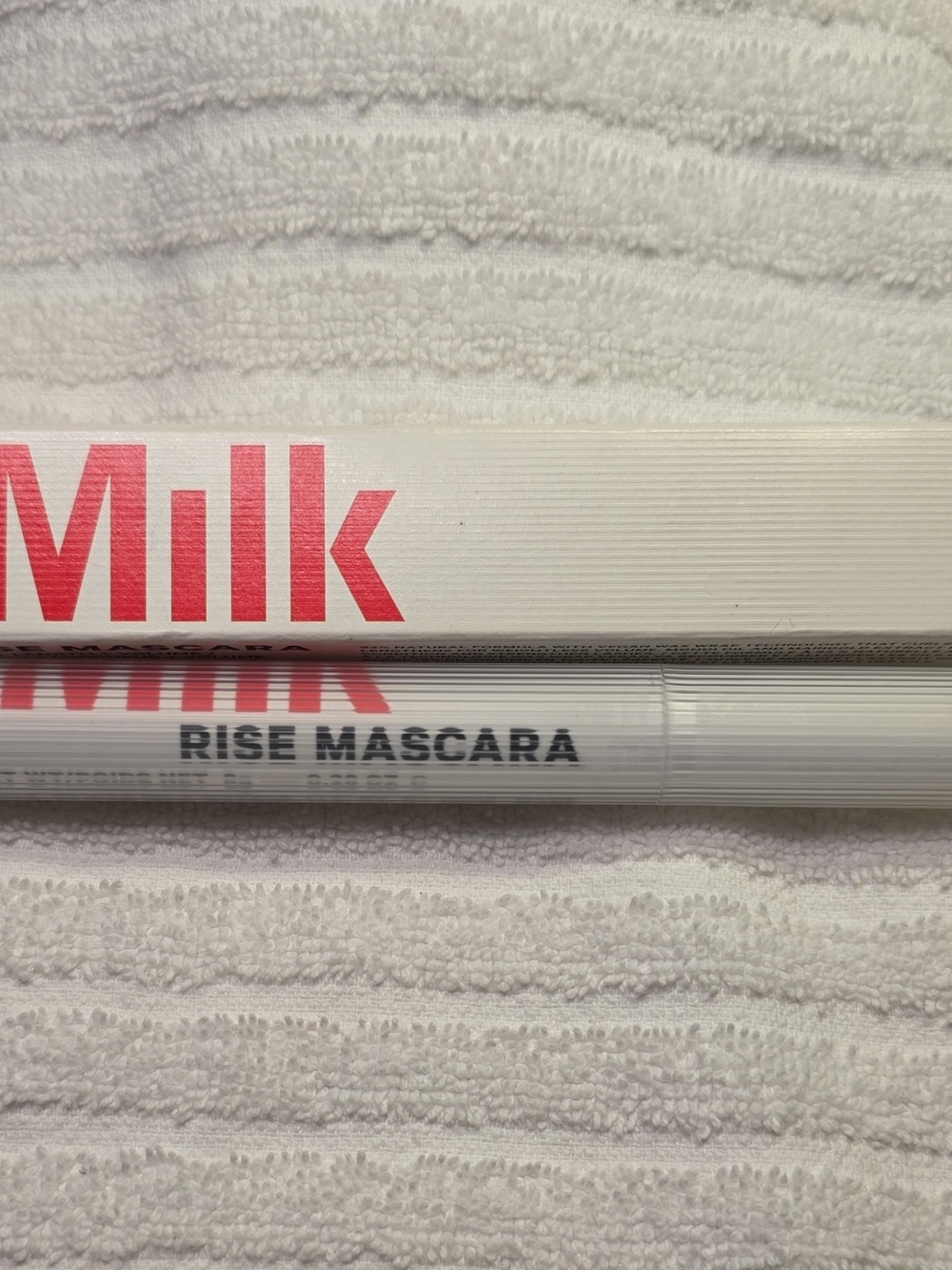 Milk Makeup Rise Mascara - White Tube with Pink Logo